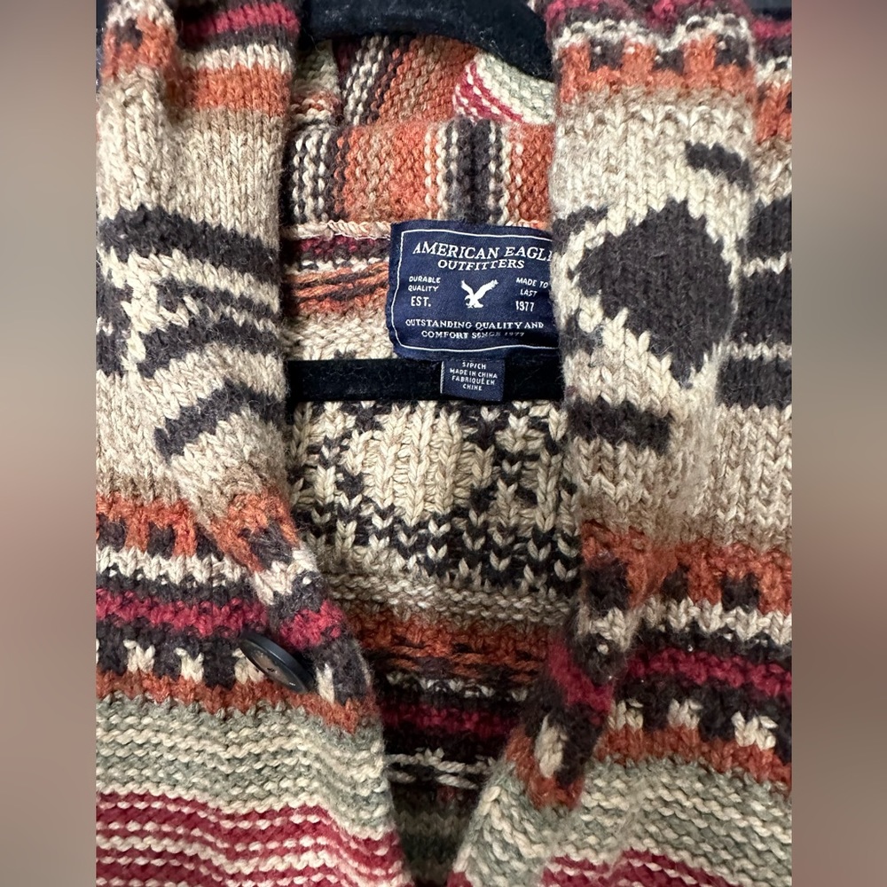 American Eagle Outfitters Knit Cardigan Southwestern-inspired - Picture 3 of 4